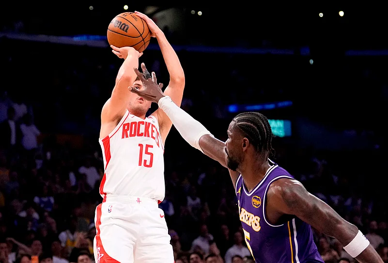 Los Angeles Lakers vs Houston Rockets, NBA 2026 Playoffs-Reed Sheppard