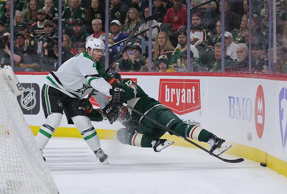 Minnesota Wild Vs Dallas Stars NHL Playoffs-Miro Heiskanen