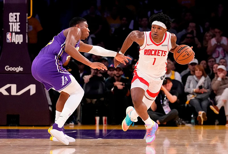 Los Angeles Lakers vs Houston Rockets, NBA 2026 Playoffs-Amen Thompson