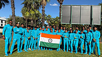 Photo: X/@afiindia : The Indian contingent at World Athletics Relays 2026.
