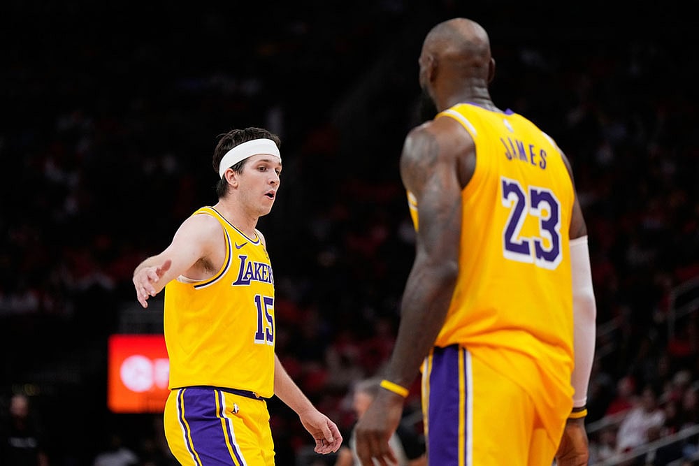 NBA Basketball: Houston Rockets vs Los Angeles Lakers