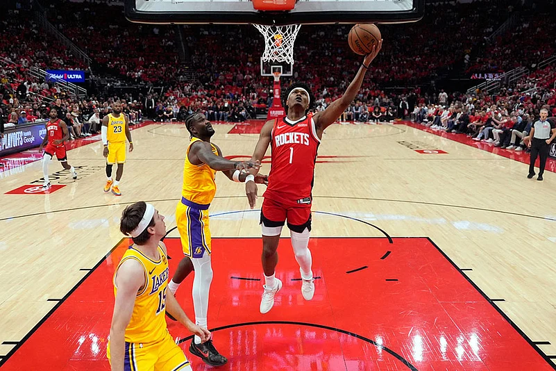 Basketball: Los Angeles Lakers vs Houston Rockets