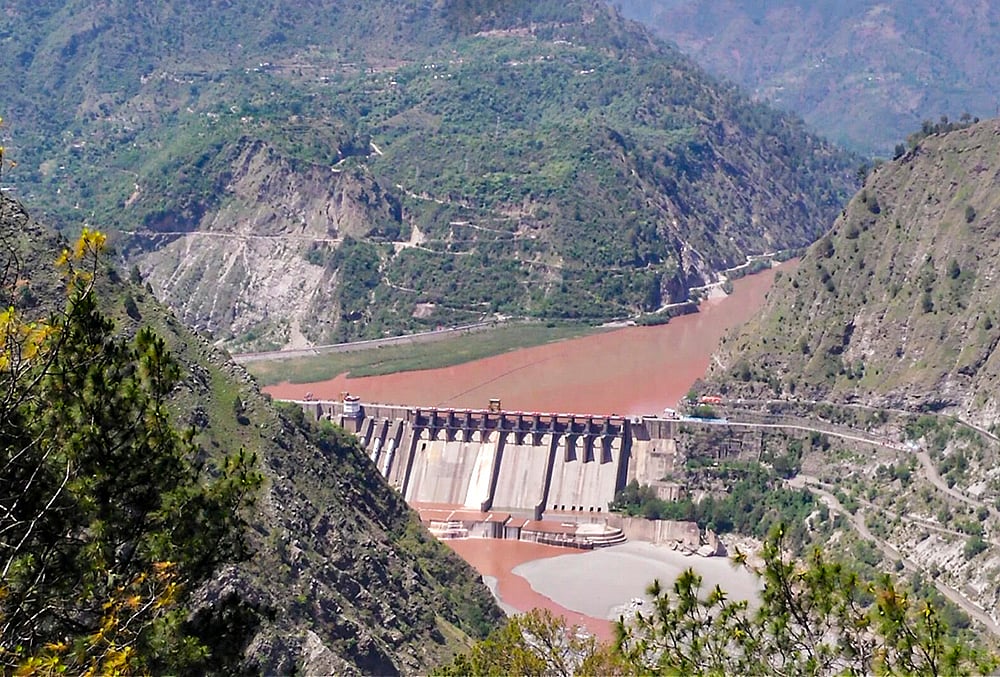 Salal Dam gates closed after regulated water release in Reasi