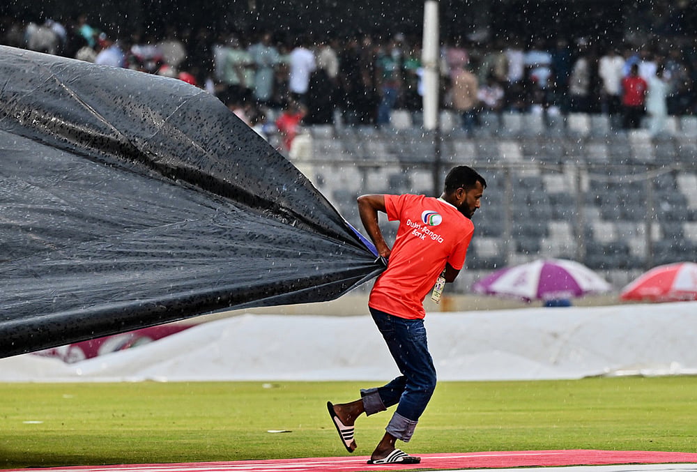 Bangladesh vs New Zealand 3rd t20 Cricket-Rain delay