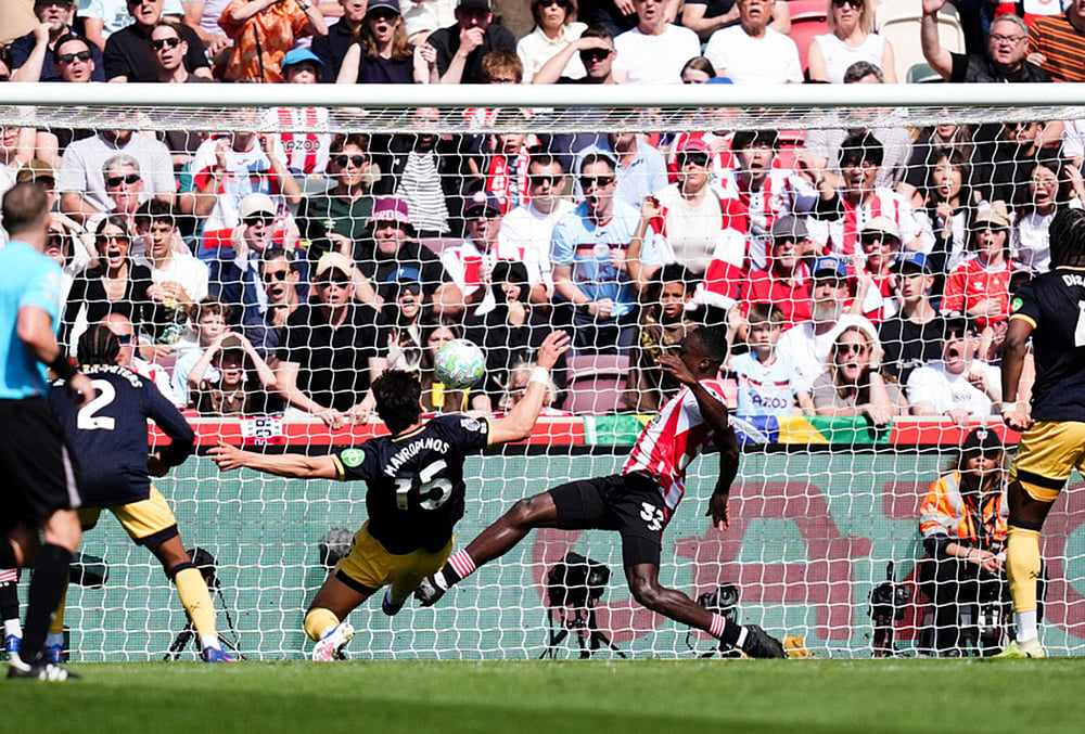 Brentford vs West Ham United Brentford Premier League soccer-Konstantinos Mavropanos