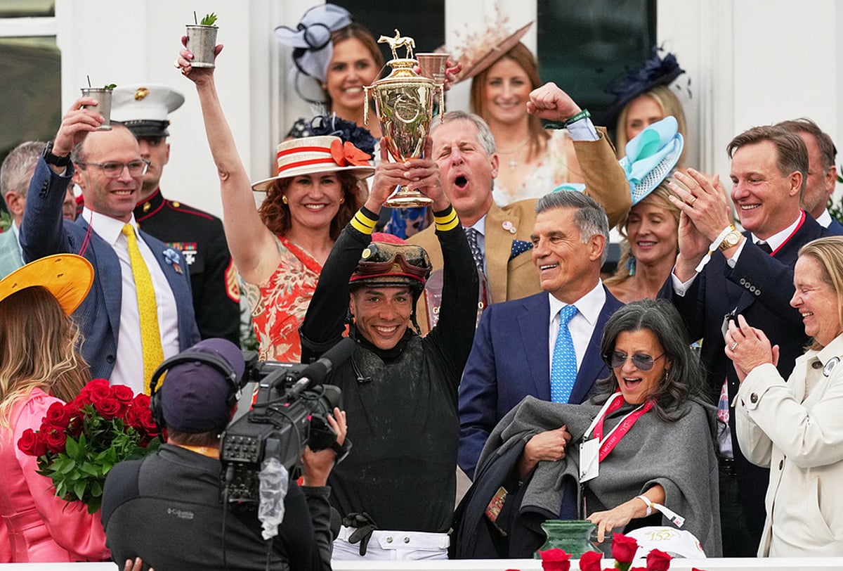 Kentucky Derby 2026 Tradition, fashion and horse racing photos-Jockey Jose L. Ortiz
