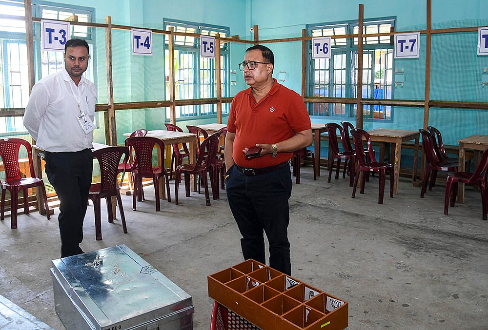 Assam polls: Votes counting preps in Tezpur