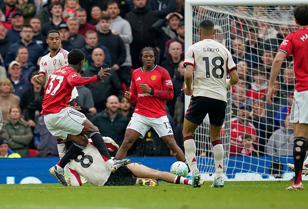 Man United vs Liverpool English Premier League-Kobbie Mainoo
