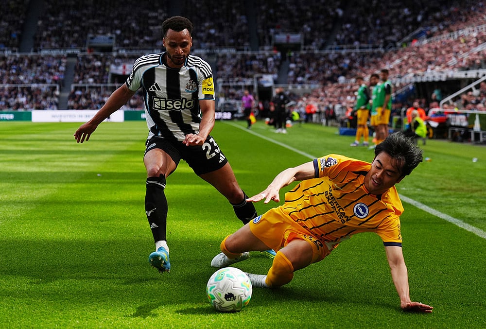 Newcastle Vs Brighton Brentford Premier League soccer-Jacob Murphy