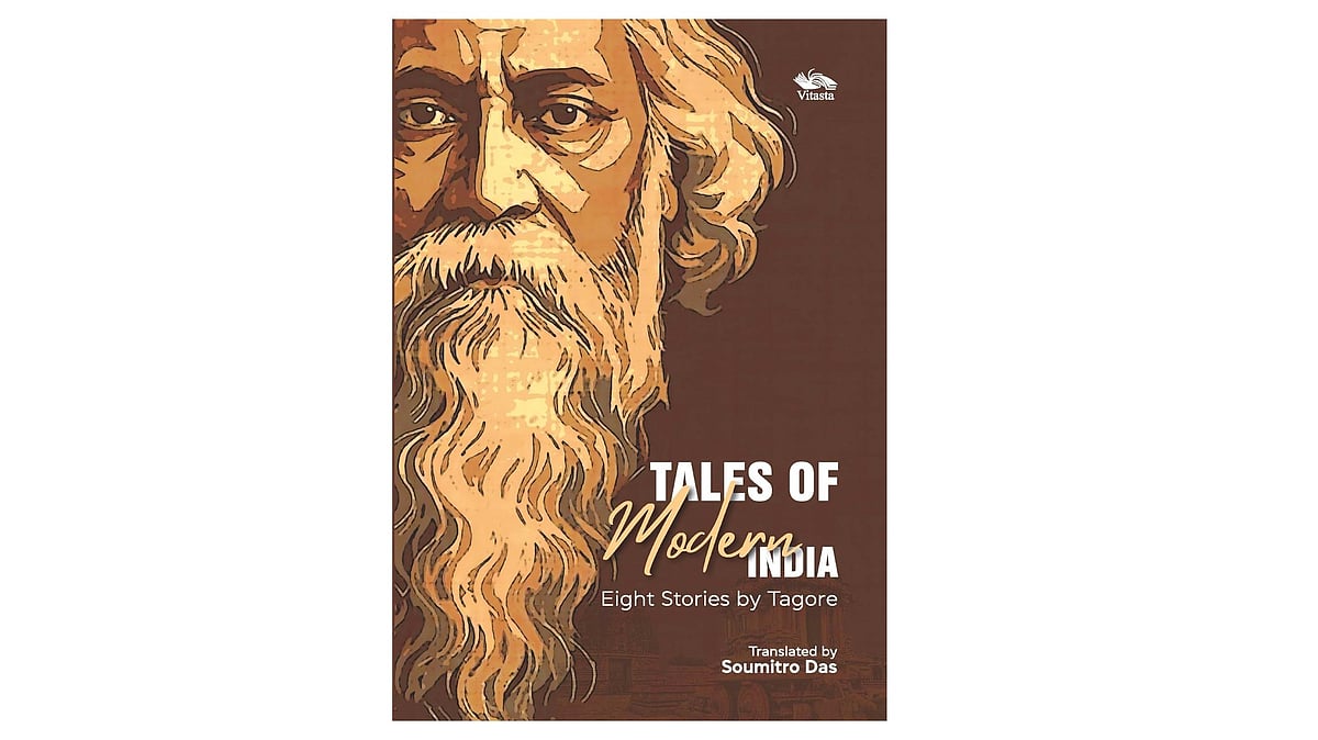 Cover of Tales of Modern India Eight stories by Tagore translated by Soumitra Das
 - Source: Vitasta Publishing 