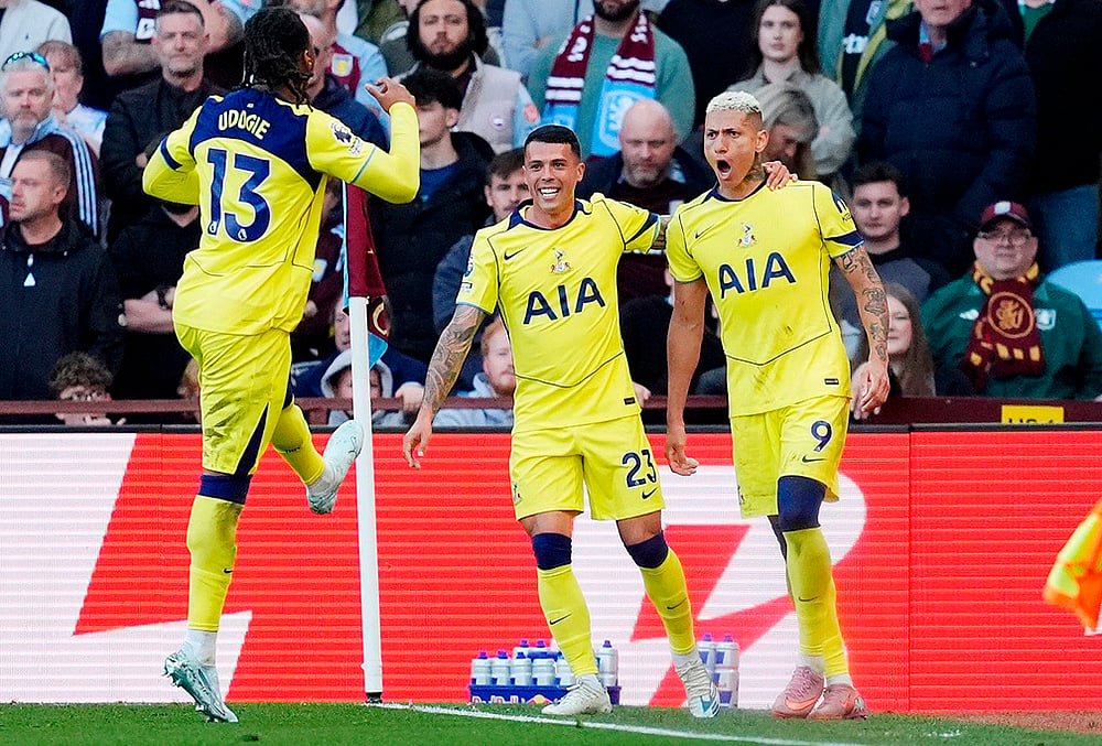 Aston Villa vs Tottenham Hotspur Premier League soccer-Richarlison