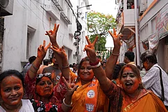 BJP Takes Early Lead Across Nine Municipal Corporations In Rajasthan Civic Poll Count
- | Photo: Sandiapn Chatterjee/Outlook