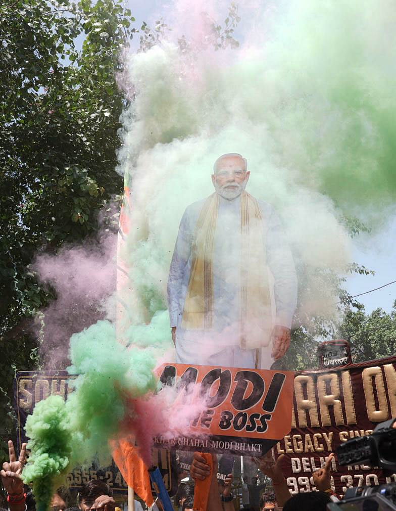 BJP Workers Celebrate Today