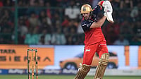 RCB Vs GT, IPL 2026 Qualifier 1: Is Phil Salt Playing Today In Dharamsala? | Photo: AP/Aijaz Rahi : Phil Salt plays a shot during the Indian Premier League match between Royal Challengers Bengaluru and Lucknow Super Giants in Bengaluru, India.