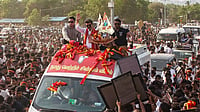 TVK Tsunami: Vijay’s Party Surges Ahead, DMK Stares At Big Setback
All eyes on Vijay the renowned film actor - The renowned actor-turned-politician Vijay amidst a sea of supporters and enthusiastic public crowd, during his election campaign at Kanya Kumari.