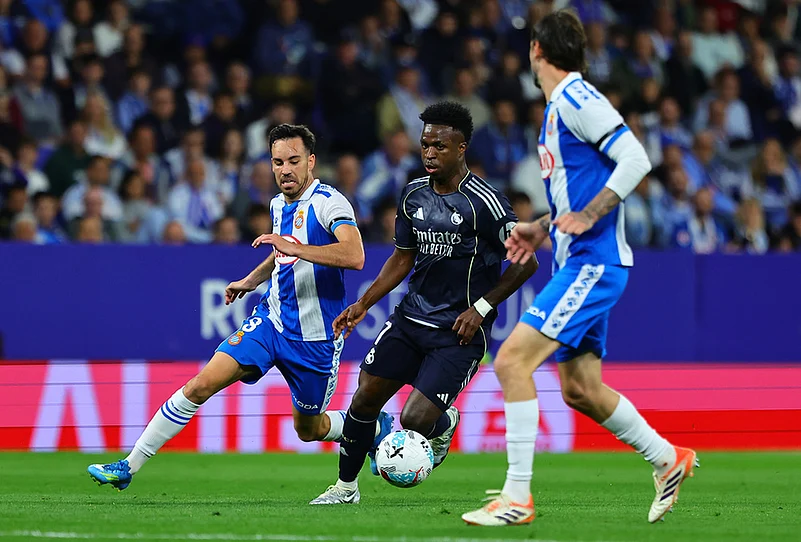 Espanyol vs Real Madrid La Liga soccer-Vinicius Junior
