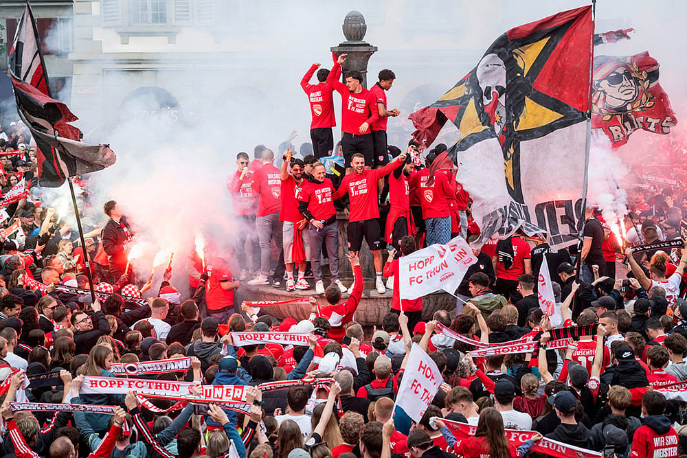 Swiss Super League Soccer Championship: FC Thun vs FC St.Gallen