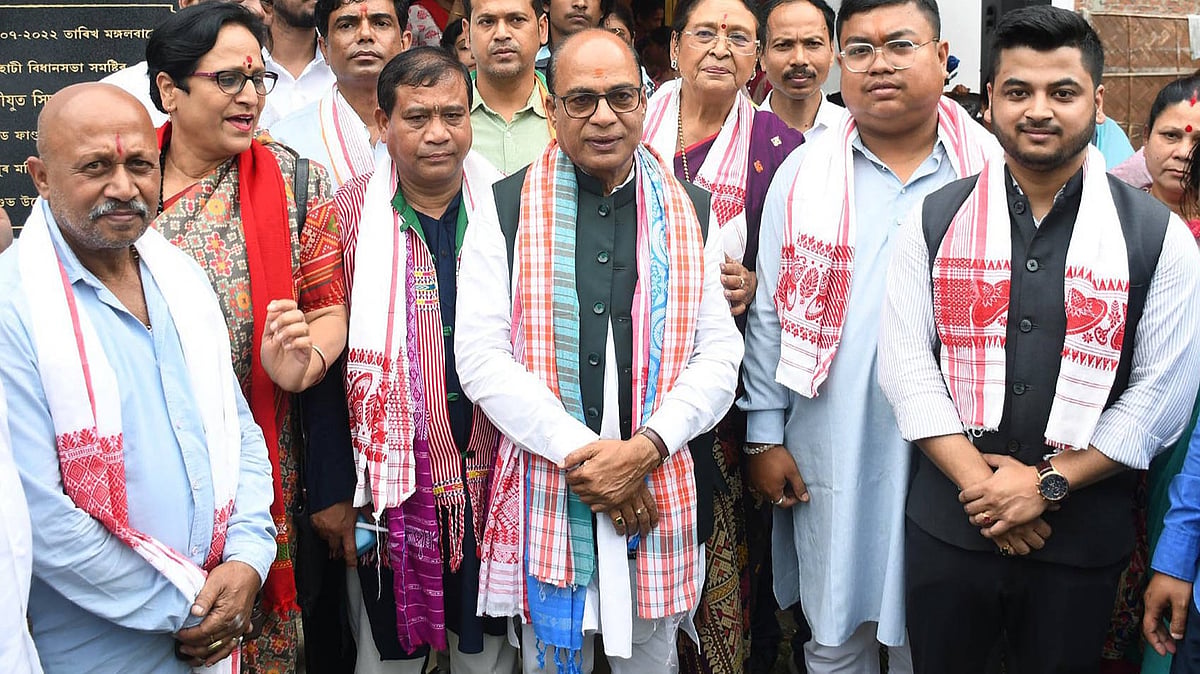Bharatiya Janata Party (BJP) candidate for the Guwahati Central Vijay Kumar Gupta during an election campaign for the Assam Legislative Assembly election, in Guwahati  - Source: IMAGO / ANI News