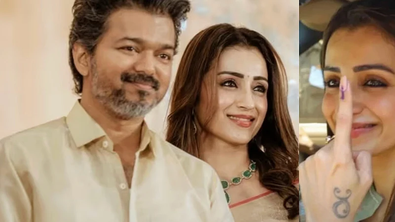 Trisha visits Vijay