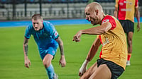 Mumbai City 1-2 East Bengal Highlights, ISL: Nandhakumar Winner Boosts Red And Gold Brigade's Title Hopes Photo: X/Indian Super League : Youssef Ezzejjari scores from the penalty spot during the Indian Super League game between Mumbai City and East Bengal.