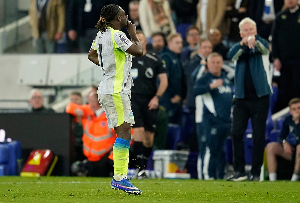 Everton vs Manchester City Premier league soccer-Jeremy Doku