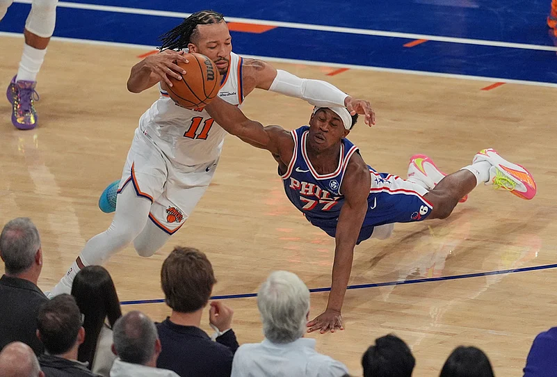76ers vs Knicks 2026 NBA basketball playoffs-Vj Edgecombe
