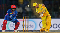 DC Vs CSK Highlights, IPL 2026: Samson, Kartik Fire Chennai Into Strong Playoff Contention With 8-Wicket Win AP Photo : Chennai Super Kings' Kartik Sharma hits a six during the Indian Premier League cricket match between Chennai Super Kings and Delhi Capitals in New Delhi.