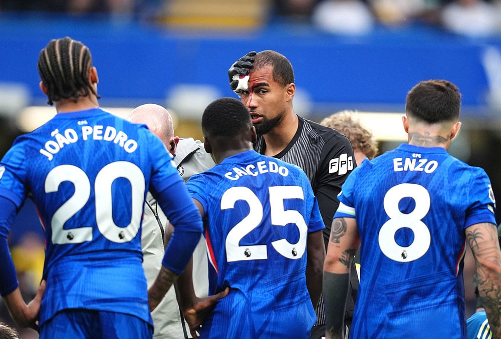 Chelsea vs Nottingham Forest Premier league soccer-Robert Sanchez