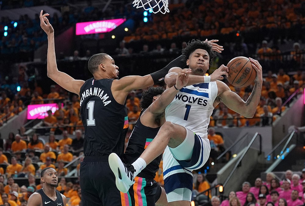 Spurs Vs Timberwolves 2026 NBA basketball playoffs-Victor Wembanyama