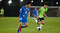 India 0-4 Australia, AFC U17 Asian Cup 2026: Defensive Lapses, Missed Chances Cost Blue Colts In Loss To The Joey's AP Photo : Indian footballers in action against Australia in AFC U17 Asian Cup 2026.