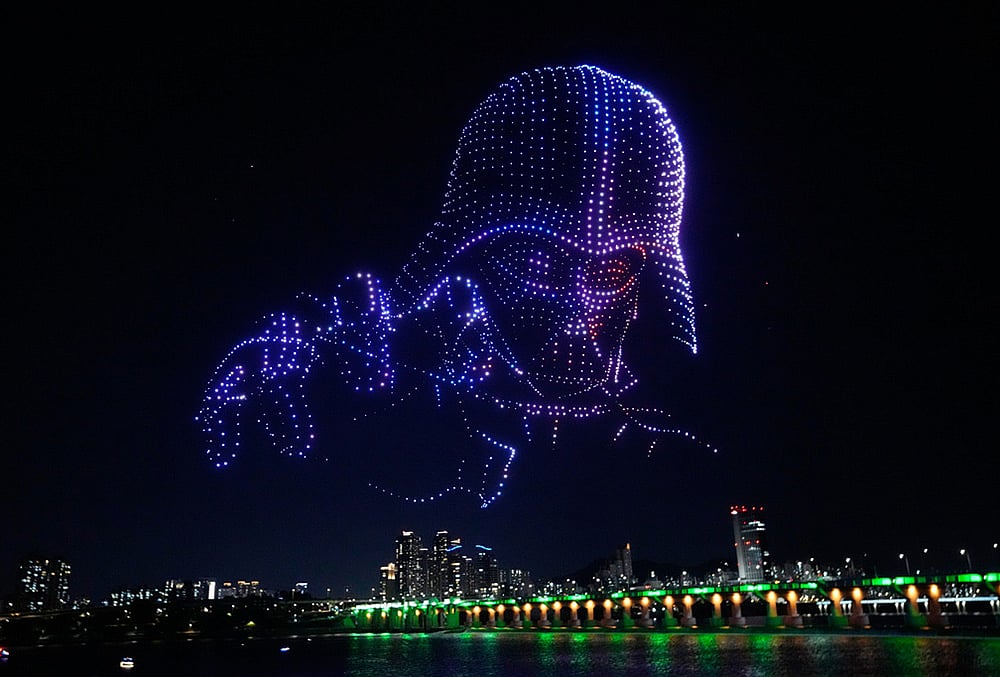 Star Wars themed drones show 