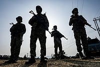 India Likely to Push for Pakistan’s Return to FATF Grey List Over Alleged Terror Links | Photo: PTI : Security personnel stand guard along National Highway-44 on the anniversary of 'Operation Sindoor', in Jammu.