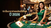 10 เว็บบาคาร่าออนไลน์ที่น่าเชื่อถือปี 2026 มาพร้อมรีวิวและการจัดอันดับ