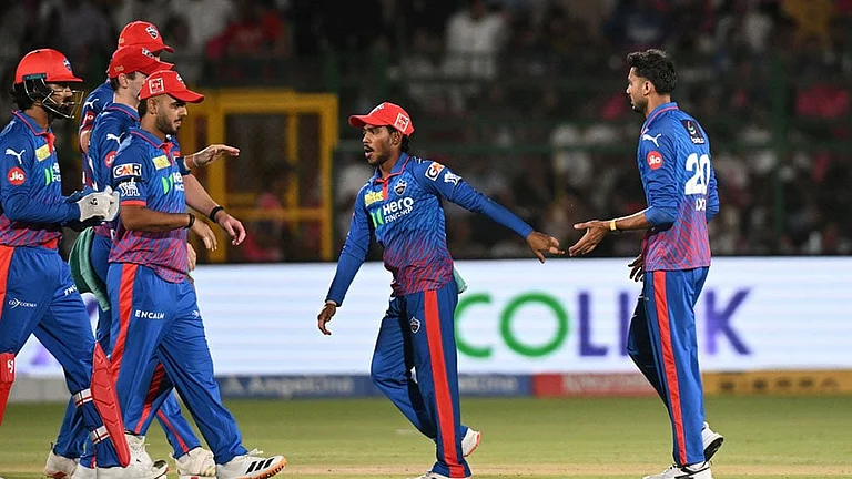 Delhi Capitals will lock horns against Kolkata Knight Riders in match 51 of IPL 2026 on May 8. - | Photo: AP