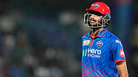 IPL Dispatch: Axar Patel Jumps Elimination Gun; Fake Ticket-Sellers Arrested AP/Manish Swarup : Axar Patel leaves the ground after losing his wicket during the Indian Premier League match between Delhi Capitals and Kolkata Knight Riders in New Delhi.