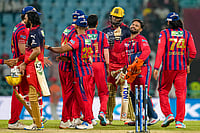 LSG Vs RCB, IPL 2026: Mitchell Marsh Century Sets Up Lucknow Super Giants' Nine-Run Victory Photo: PTI/Shahbaz Khan : Lucknow Super Giants' captain Rishabh Pant, second right, with teammates after winning during the Indian Premier League (IPL) 2026 T20 cricket match between Lucknow Super Giants and Royal Challengers Bengaluru, in Lucknow, Uttar Pradesh.