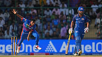 | Photo: AP/Manish Swarup : Delhi Capitals drop T. Natarajan from playing XI against KKR on May 8.