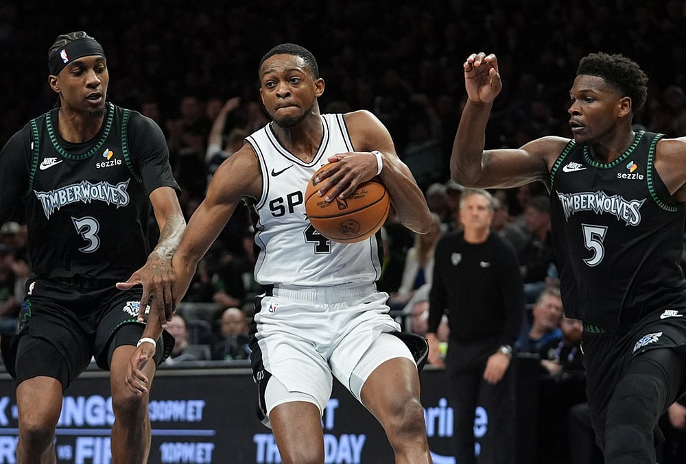 Spurs vs Timberwolves NBA Basketball Conference Semifinals-Deaaron Fox