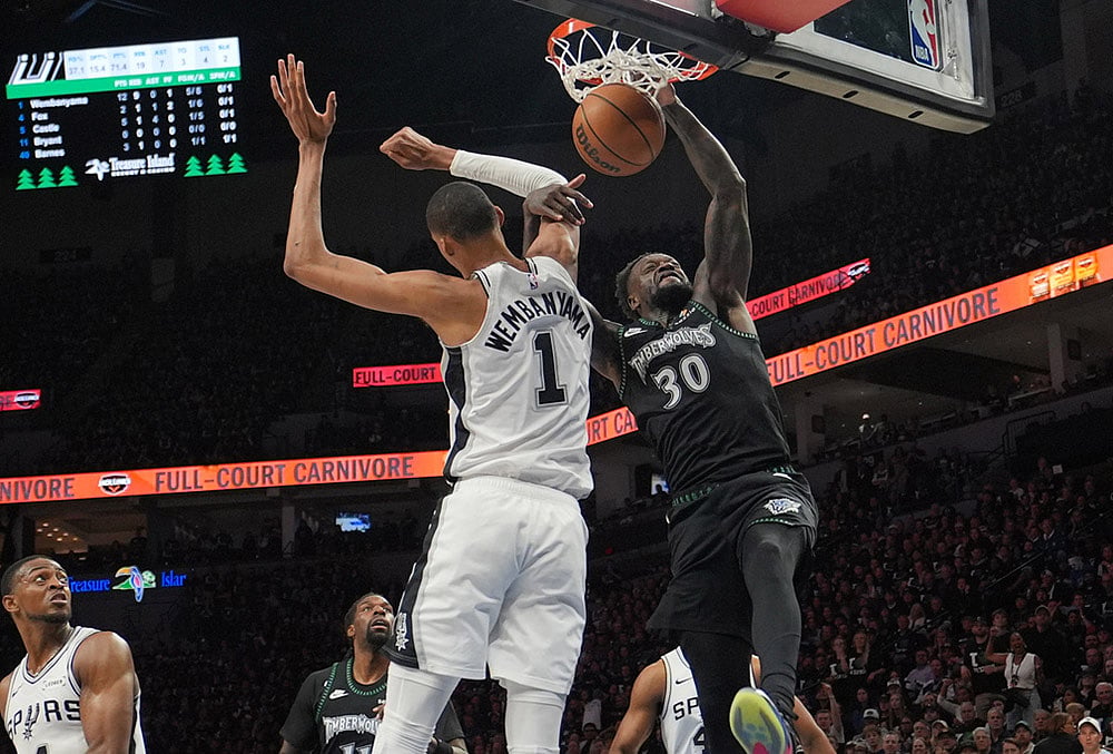 Spurs vs Timberwolves NBA Basketball Conference Semifinals-Julius Randle