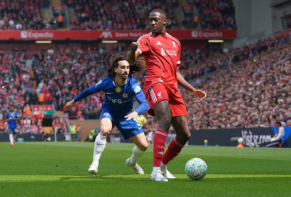 Liverpool Vs Chelsea Premier League soccer-Marc Cucurella