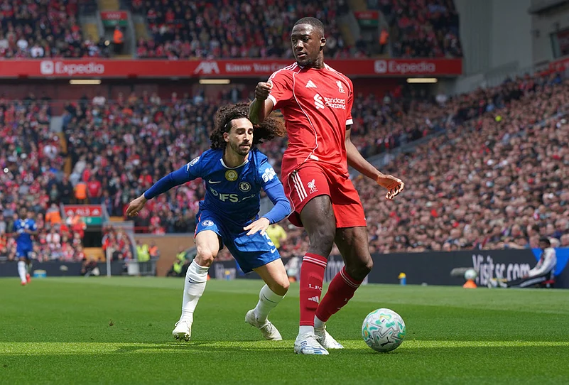 Liverpool Vs Chelsea Premier League soccer-Marc Cucurella