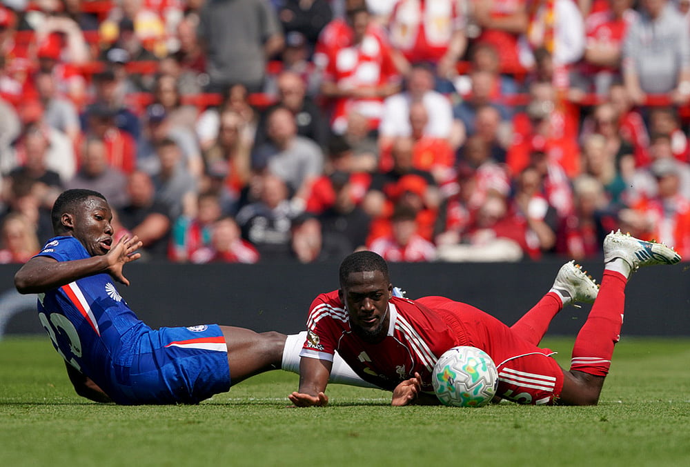 Liverpool Vs Chelsea Premier League soccer-Moises Caicedo