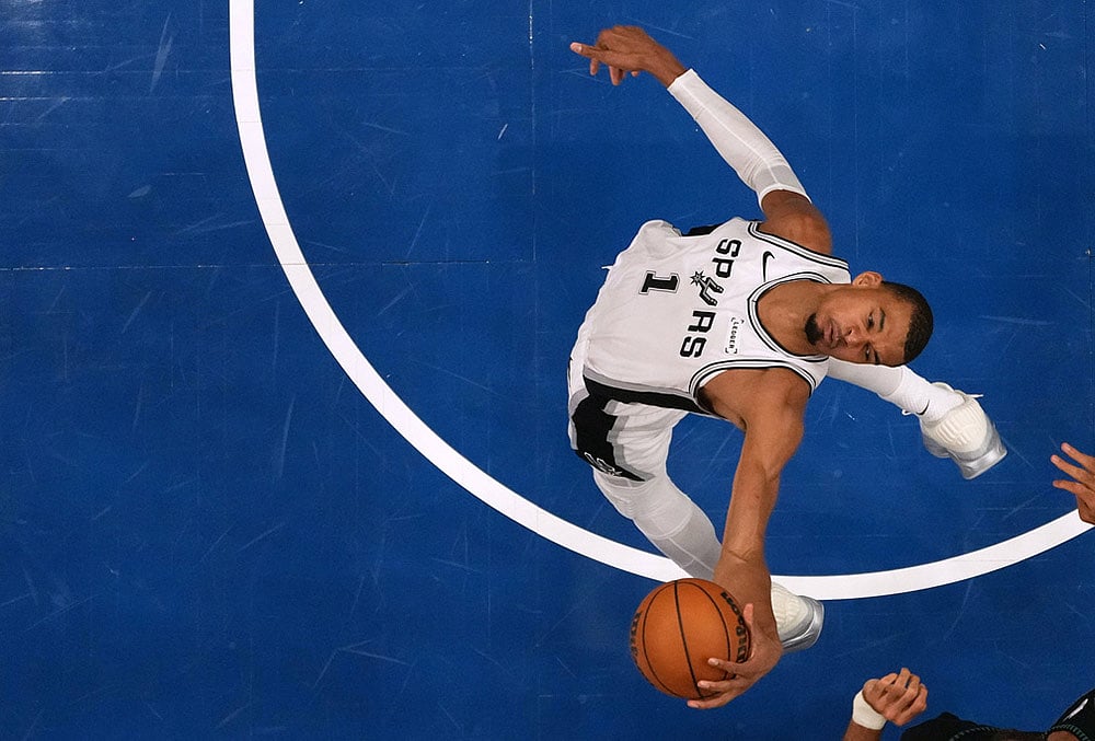 Spurs vs Timberwolves NBA Basketball Conference Semifinals-Victor Wembanyama