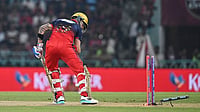 | Photo: AP : Royal Challengers Bengaluru's Virat Kohli is bowled out by Lucknow Super Giants' Prince Yadav during the Indian Premier League cricket match between Royal Challengers Bengaluru and Lucknow Super Giants in Lucknow, India.