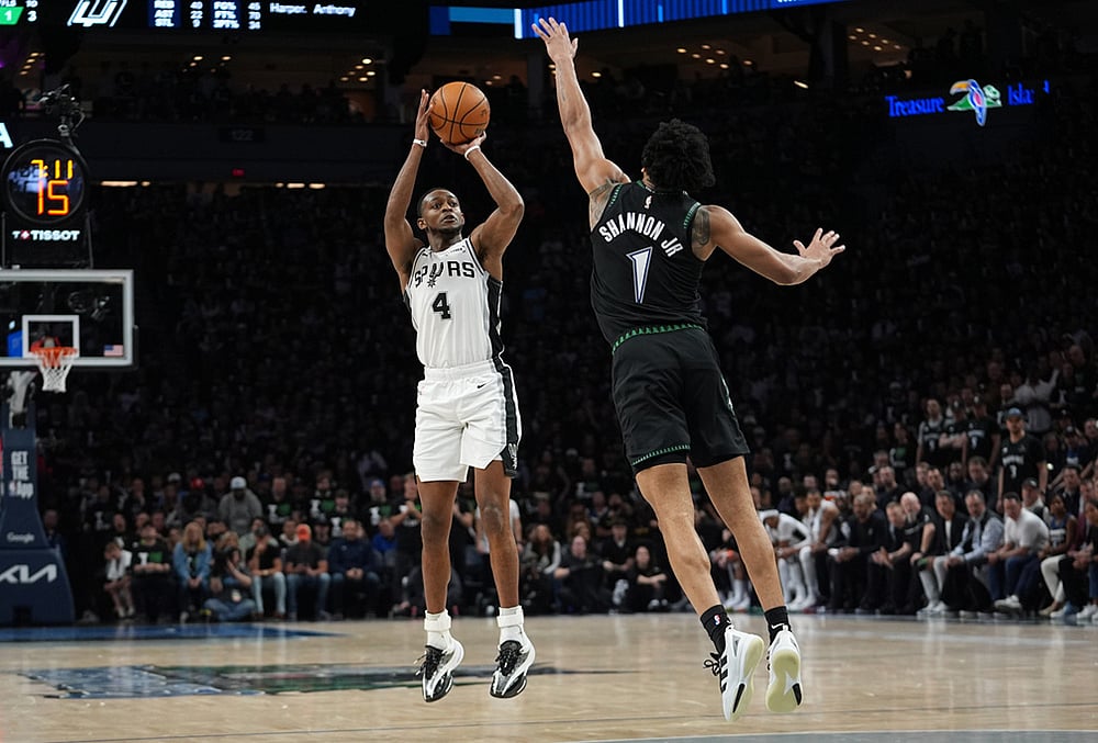 Spurs vs Timberwolves NBA Basketball Conference Semifinals-Deaaron Fox