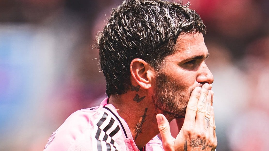 Rodrigo de Paul celebrates after scoring against Toronto FC in MLS 2026.  - InterMiamiCF?X
