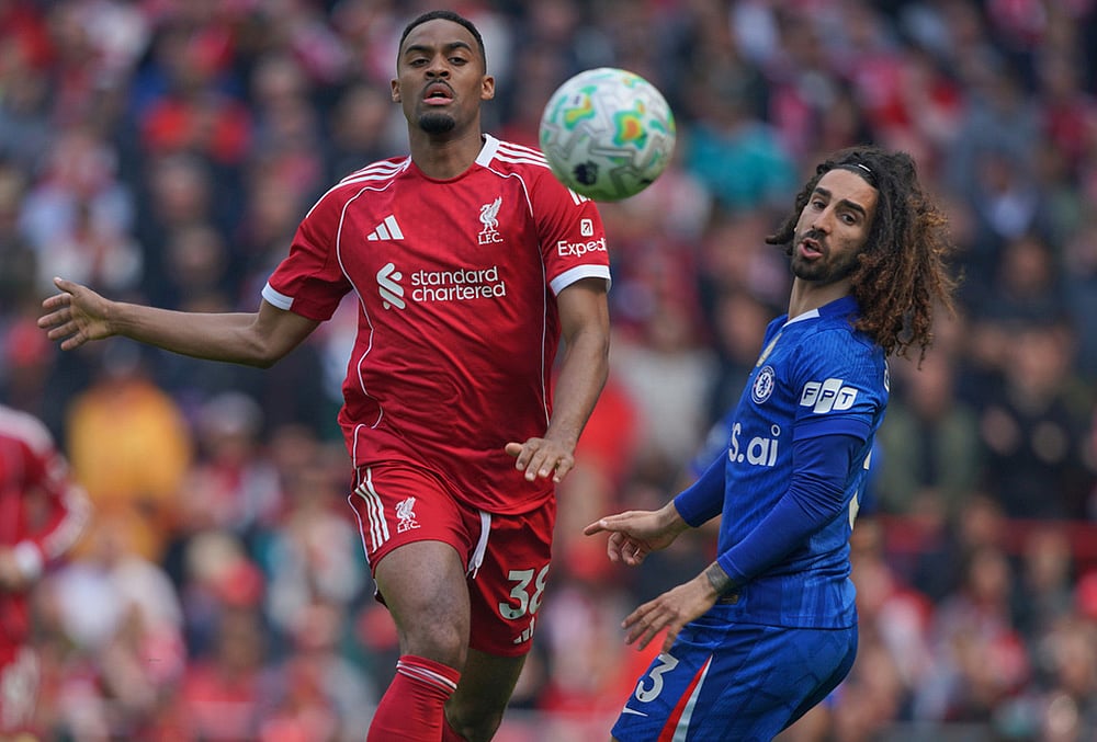 Liverpool Vs Chelsea Premier League soccer-Ryan Gravenberch