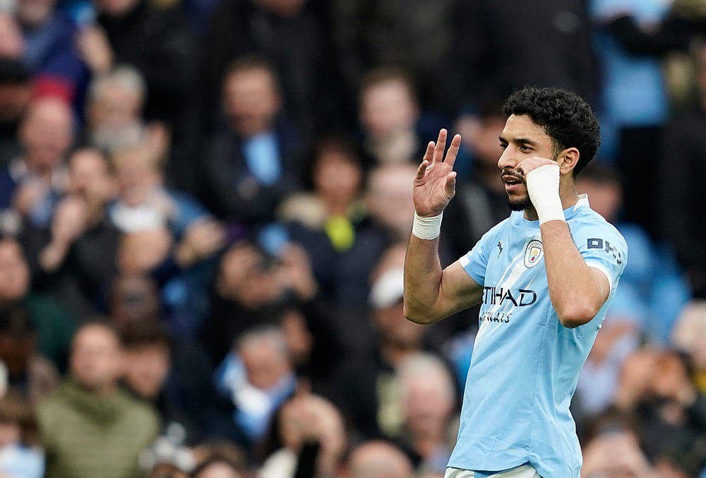 EPL soccer Manchester City vs Brentford match-Omar Marmoush