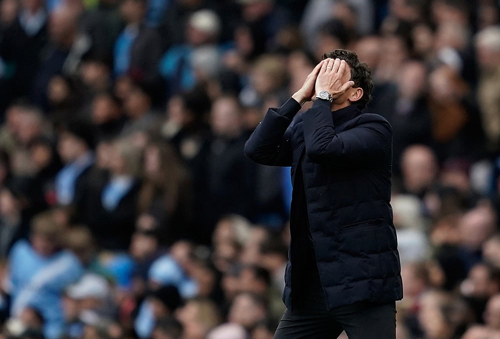 EPL soccer Manchester City vs Brentford match-Keith Andrews