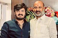 POCSO Case Filed Against Union Minister Bandi Sanjay Kumar’s Son; Accused Alleges Extortion X : POCSO case filed against Bandi Sanjay Kumar's son Bhageerath